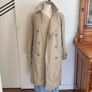 Gap long trench 100% cotton coat